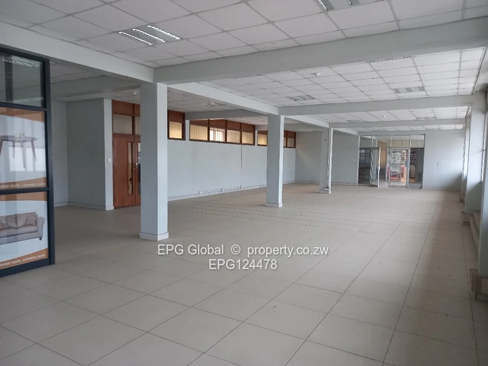 Morden well maintained first floor shop/office to  let in the Central Business District in Mutare   