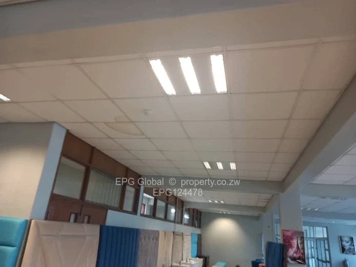 Morden well maintained first floor shop/office to  let in the Central Business District in Mutare   